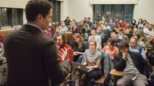 ryan coyne teaches a class